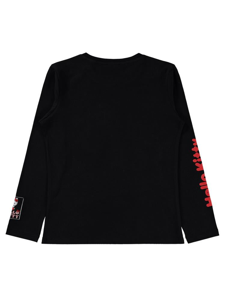 Civil Girls Sanrio Hello Kitty 10-13 Yaş Sweatshirt - Siyah