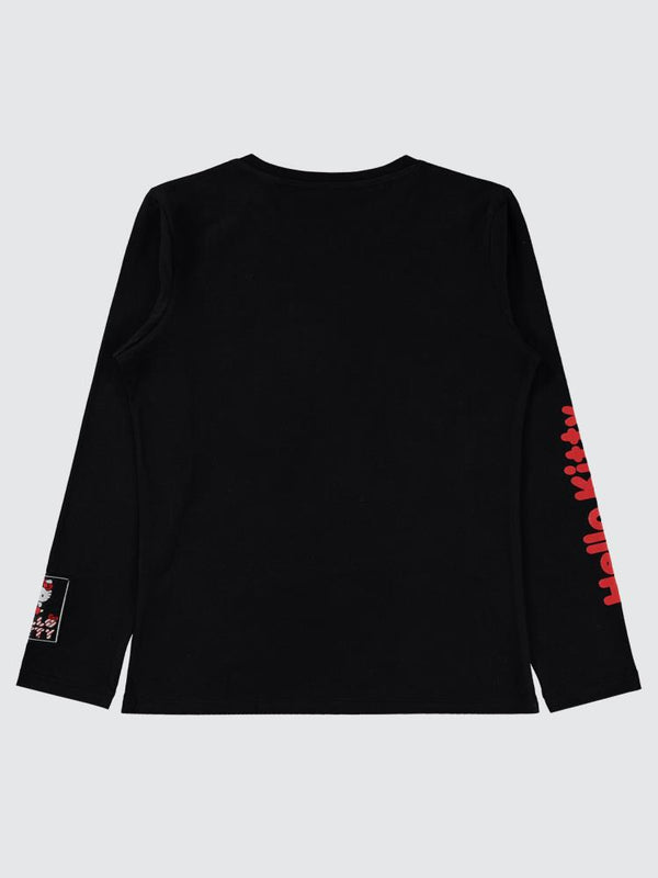 Civil Girls Sanrio Hello Kitty 10-13 Yaş Sweatshirt - Siyah