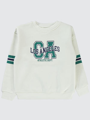 Civil Boys Los Angeles 6-9 Yaş Sweatshirt - Beyaz