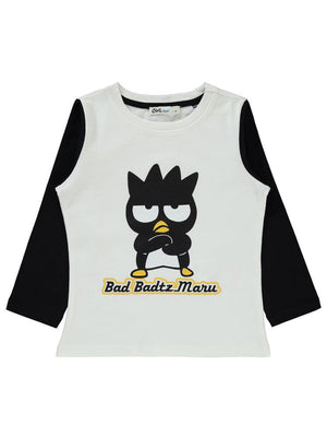 Civil Boys Sanrio Bad Badtz Maru 2-5 Yaş Sweatshirt - Ekru