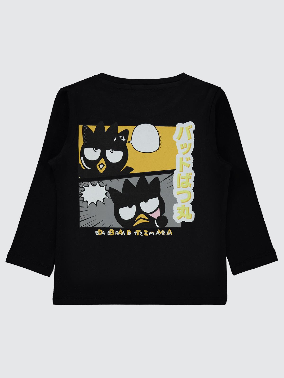 Hellı Kitty Sanrio Bad Badtz Maru 2-5 Yaş Sweatshirt - Siyah