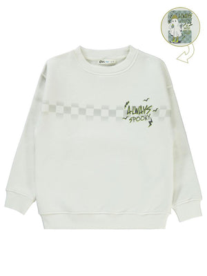 Civil Boys Dama Sweat 6-9 Yaş Sweatshirt - Beyaz