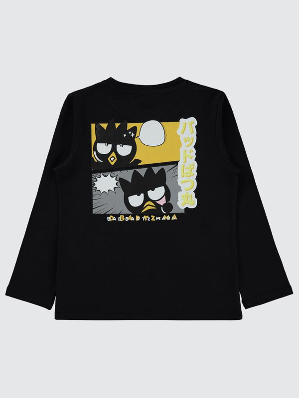 Civil Boys Sanrio Bad Badtz Maru 6-9 Yaş Sweatshirt - Siyah
