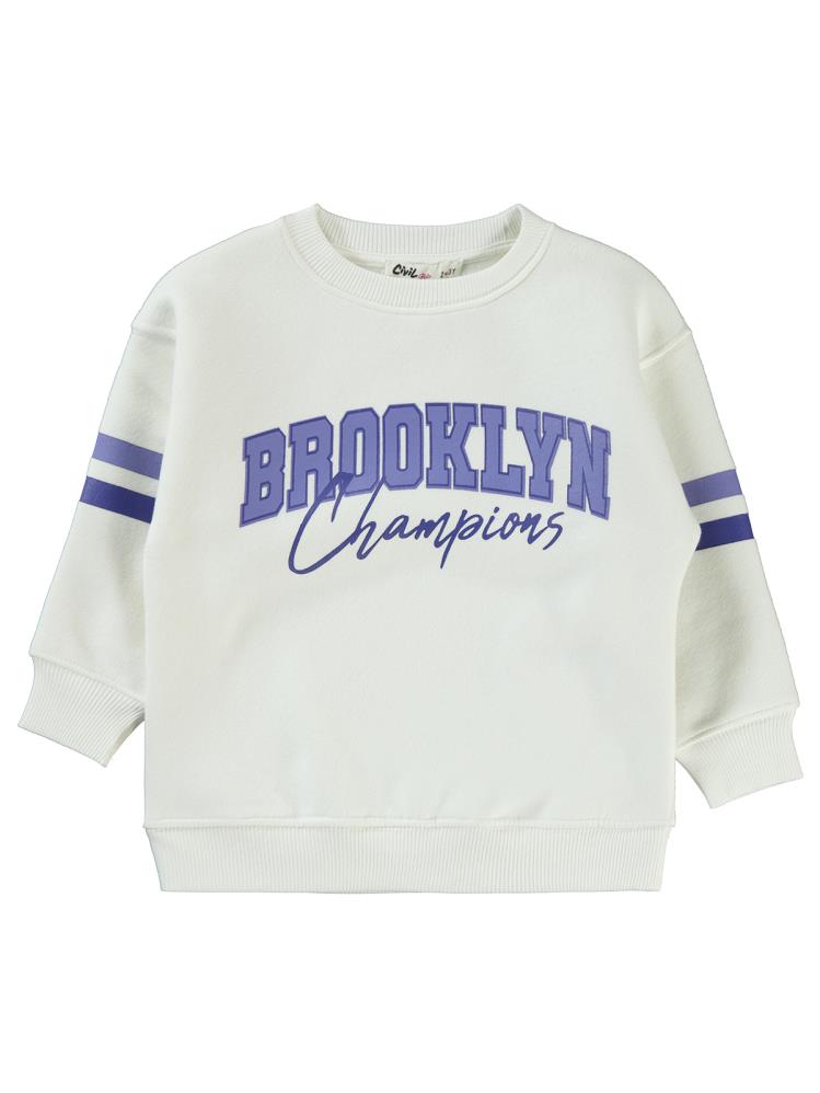 Civil Girls Brooklyn 2-5 Yaş Sweatshirt - Beyaz