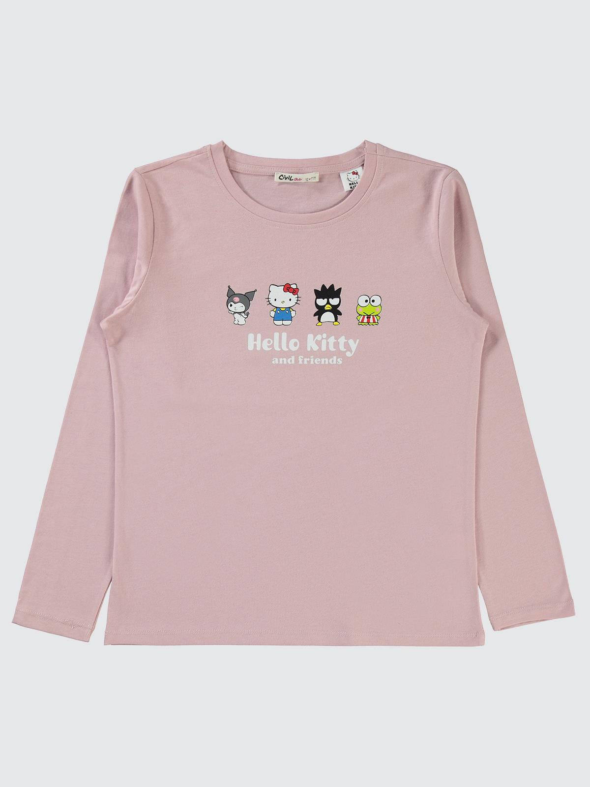 Hello Kitty 10-13 Yaş Sweatshirt - Pembe