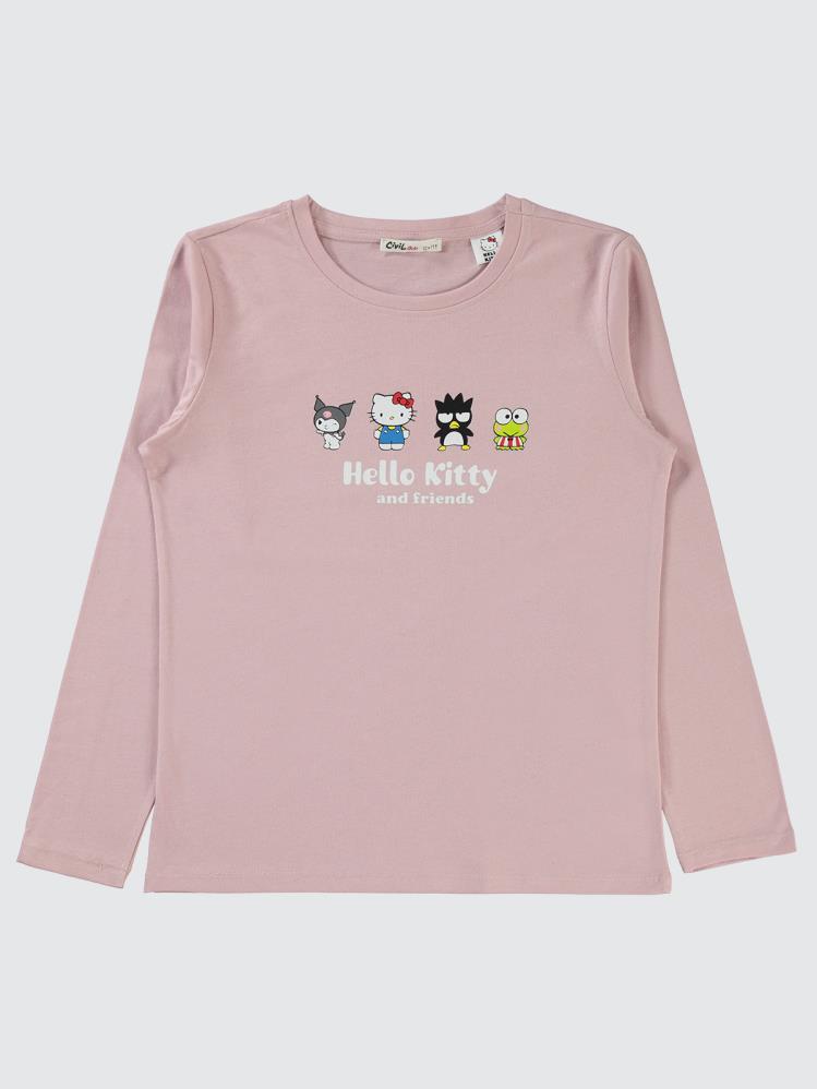 Civil Girls Sanrio Hello Kitty 10-13 Yaş Sweatshirt - Pembe