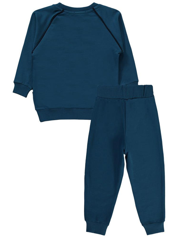 Civil Boys Dinozor Nakışlı 2-5 Yaş Eşofman Takımı - Yeşil