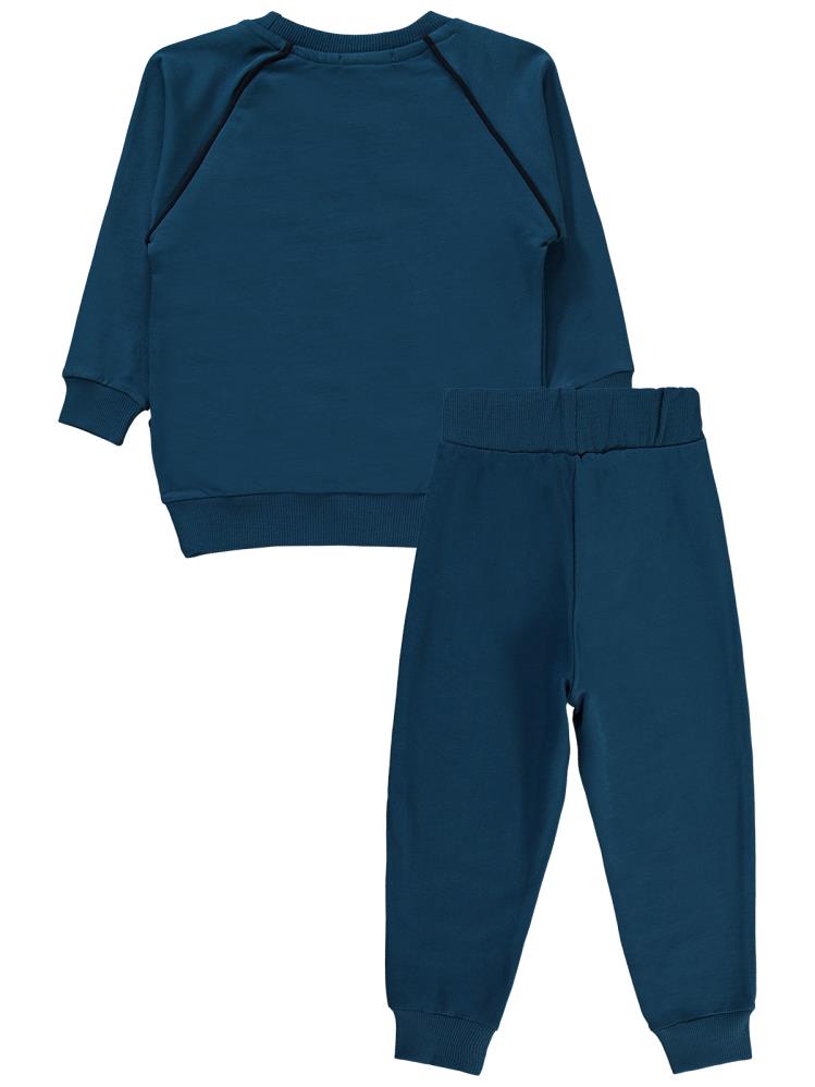 Civil Boys Dinozor Nakışlı 2-5 Yaş Eşofman Takımı - Yeşil