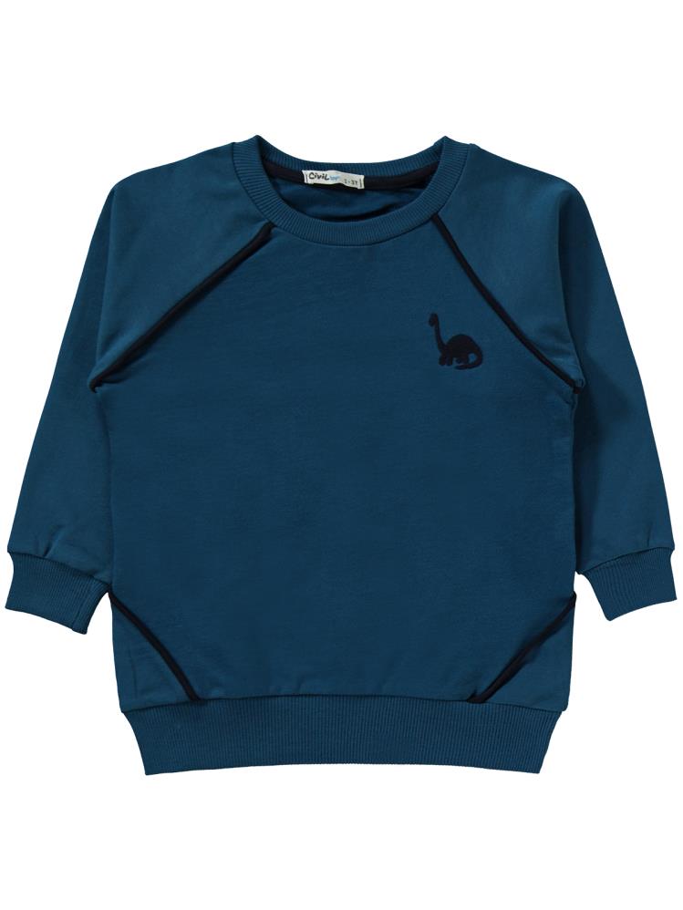 Civil Boys Dinozor Nakışlı 2-5 Yaş Eşofman Takımı - Yeşil