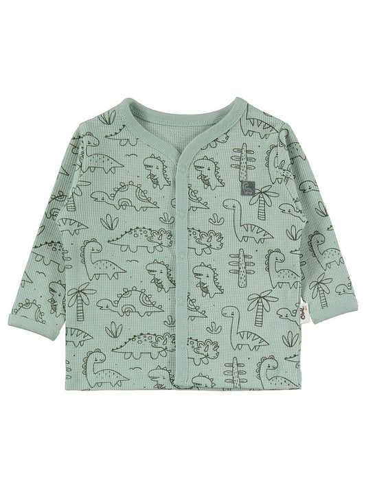Civil Baby Dinozor Empirme 1-6 Ay Pijama Takımı - Haki
