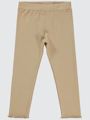 Civil Girls Uzun 10-13 Yaş Tayt - Bej