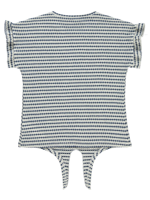 Civil Girls 3 Boyutlu Jakar 10-13 Yaş Tişört - Mavi