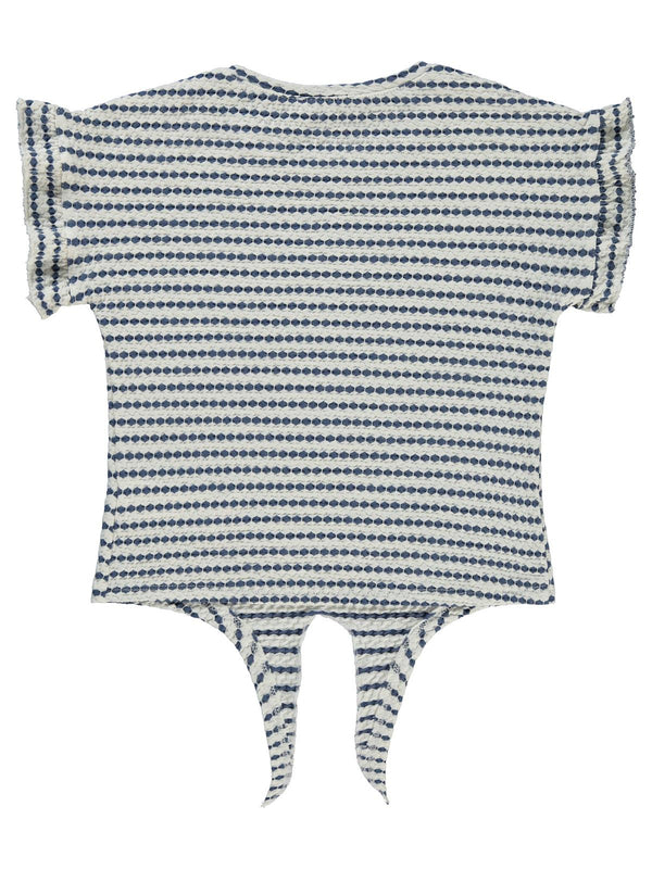 Civil Girls 3 Boyutlu Jakar 6-9 Yaş Tişört - Mavi