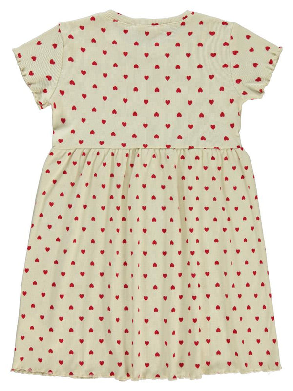 Civil Girls Kalp Empirme 6-9 Yaş Elbise - Fil Dişi