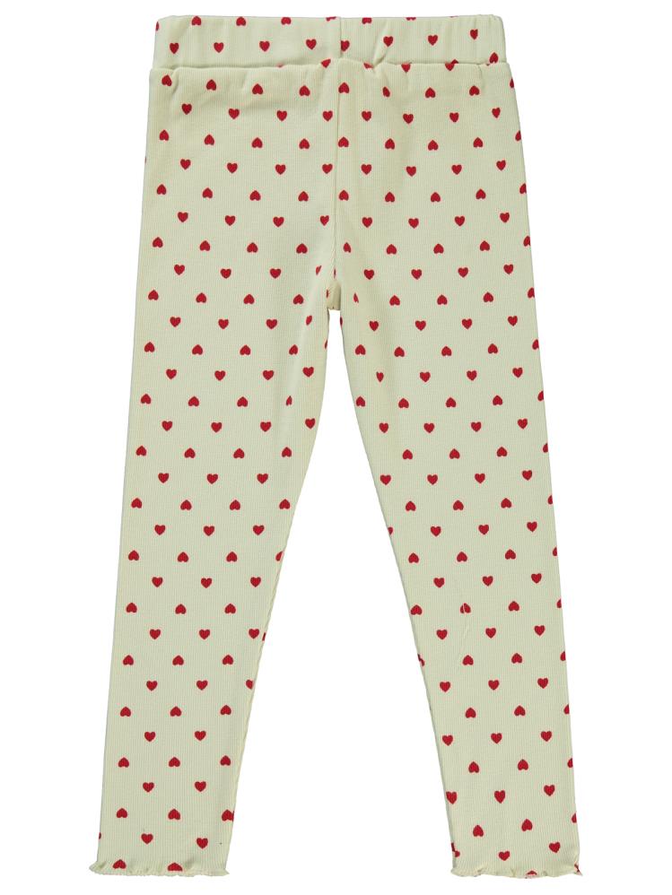 Civil Girls Kalp Empirme 6-9 Yaş Tayt - Fil Dişi