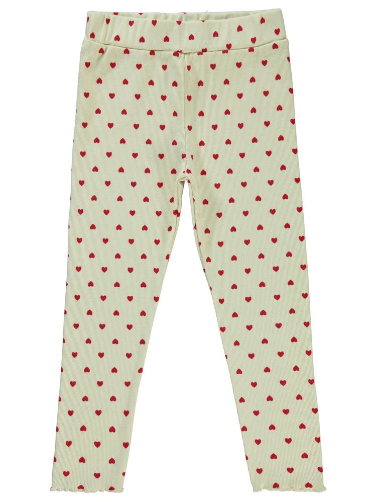 Civil Girls Kalp Empirme 6-9 Yaş Tayt - Fil Dişi