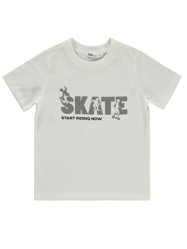 Civil Boys Kapak Cepli Tişörtlü Gömlek 2-5 Yaş Gömlek - Gri