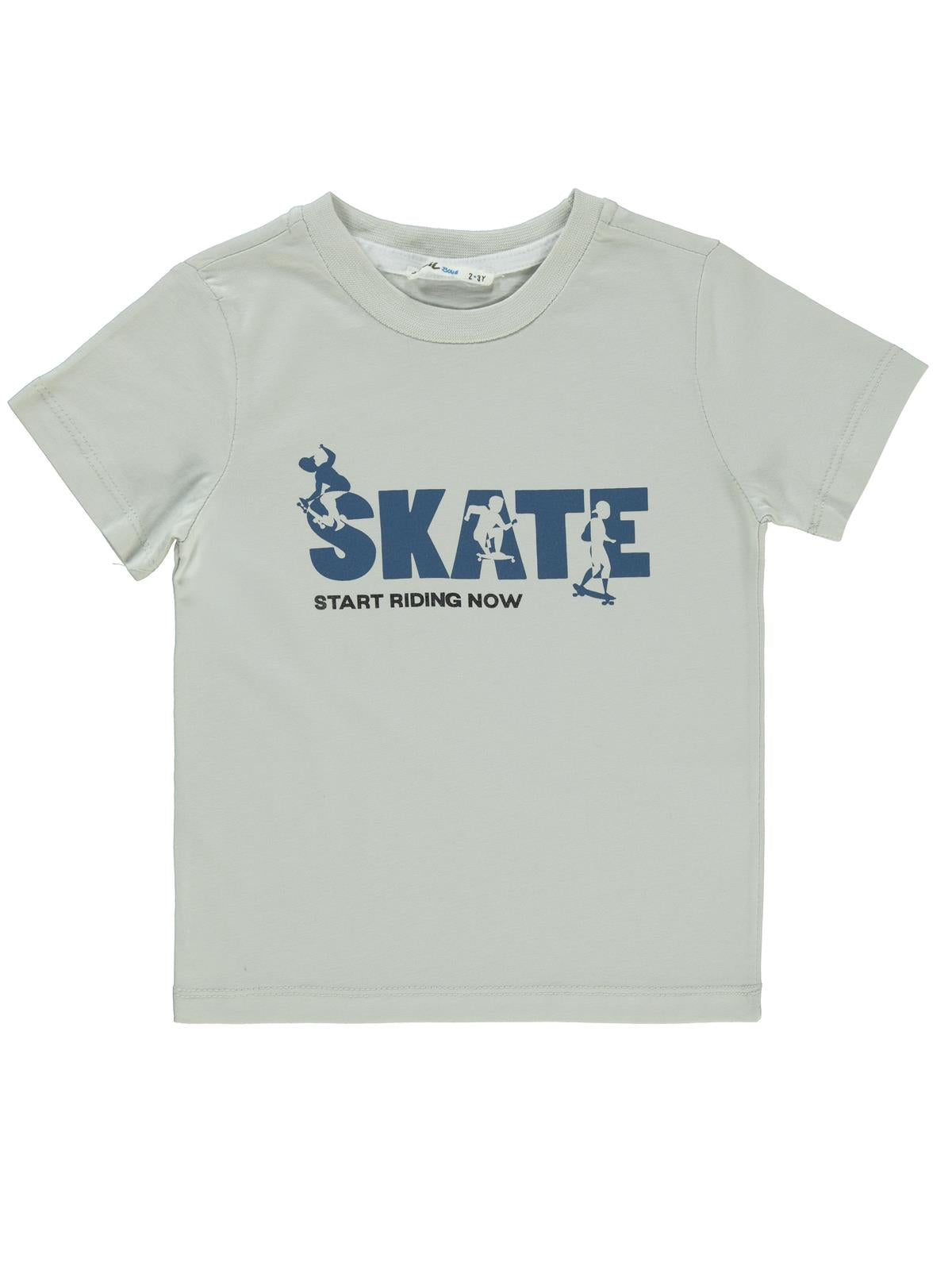 Civil Boys Kapak Cepli Tişörtlü Gömlek 2-5 Yaş Gömlek - Mavi