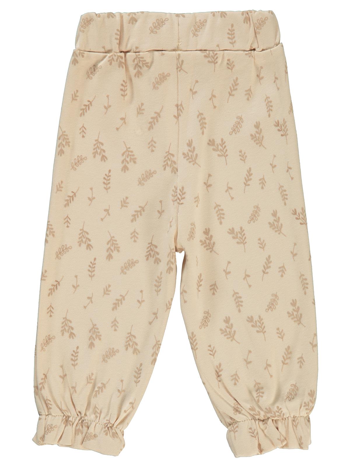 Civil Baby Kabartmalı Yaprak Empirme 6-18 Ay Tek Alt Bebe - Fil Dişi