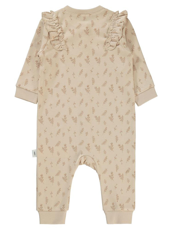 Civil Baby Kabartmalı Yaprak Empirme 6-18 Ay Tulum - Fil Dişi