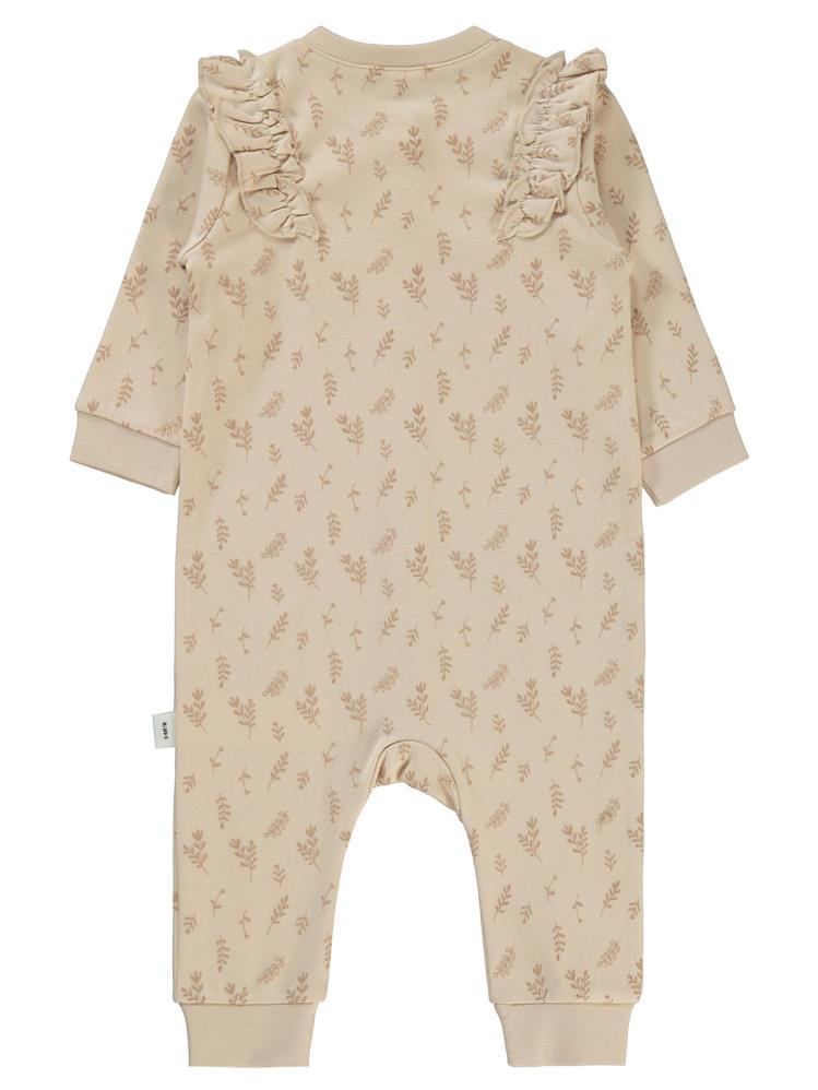 Civil Baby Kabartmalı Yaprak Empirme 6-18 Ay Tulum - Fil Dişi