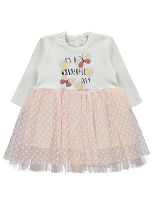 Welkin Tüllü 6-18 Ay Elbise - Pembe