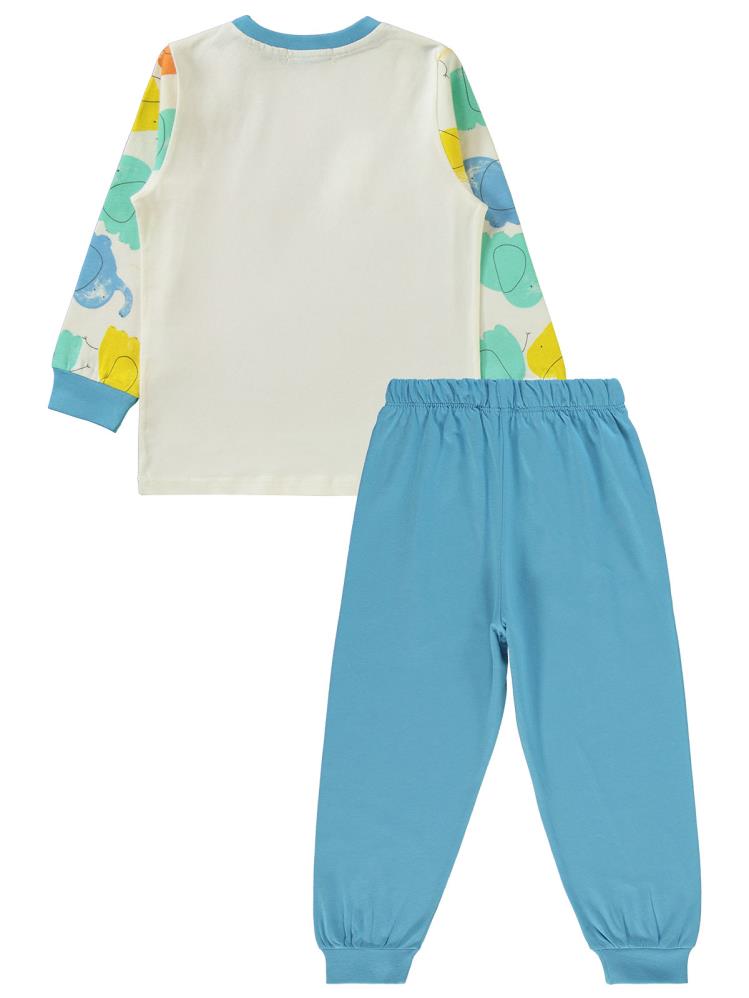 Civil Boys Good Night Baskılı 2-5 Yaş Pijama Takımı - Mavi
