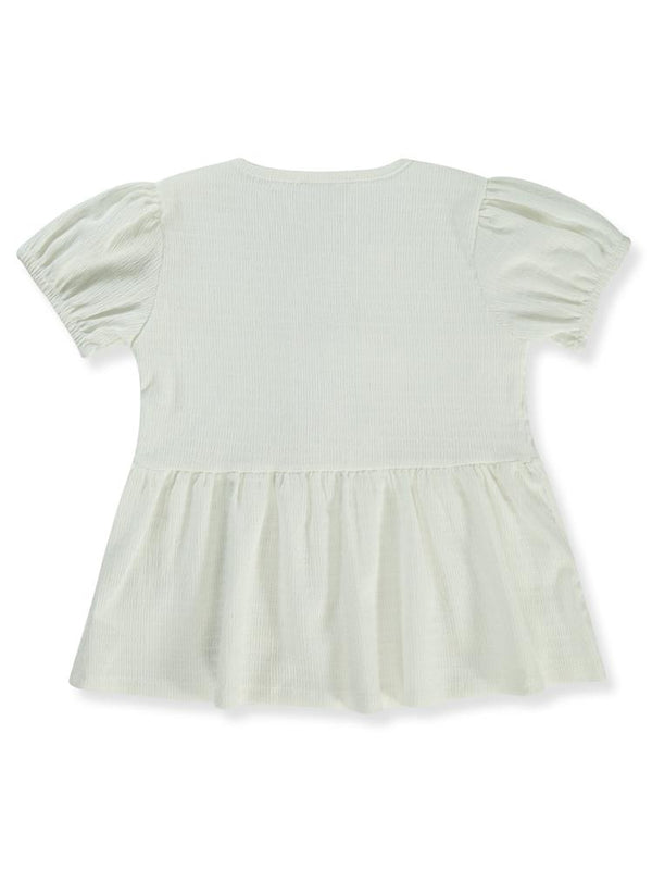 Civil Grils Düz 10-13 Yaş Gömlek - Ekru