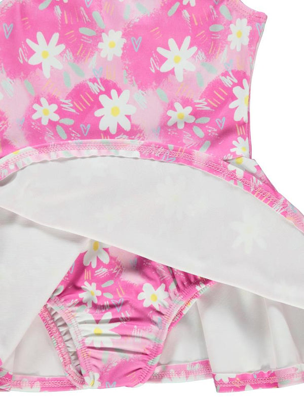 Civil Girls Papatya Desenli 2-12 Yaş Mayo - Pembe
