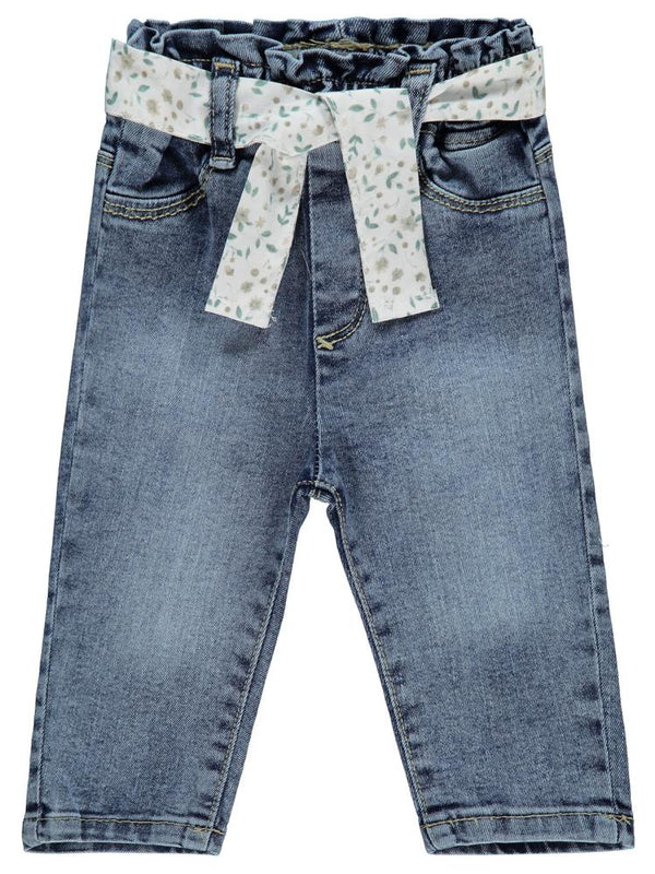 Civil Baby Bel Kuşaklı 6-18 Ay Pantolon - Mavi