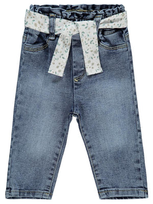 Civil Baby Bel Kuşaklı 6-18 Ay Pantolon - Mavi