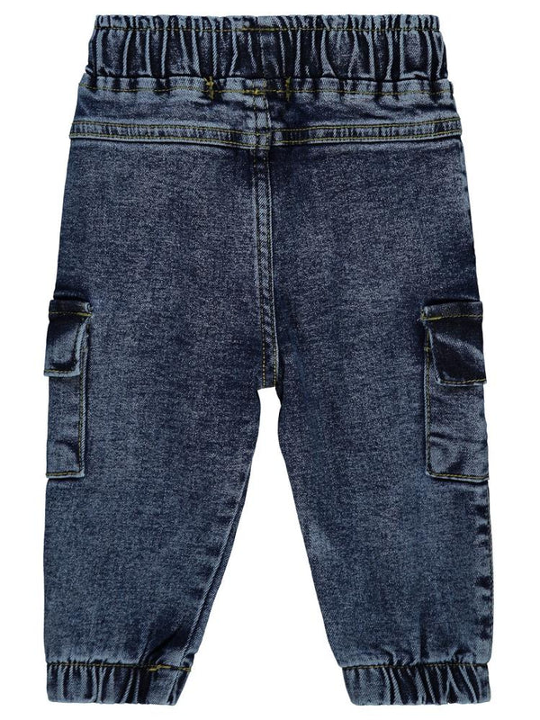 Civil Baby Kargo Cepli Kot 6-18 Ay Pantolon - Mavi