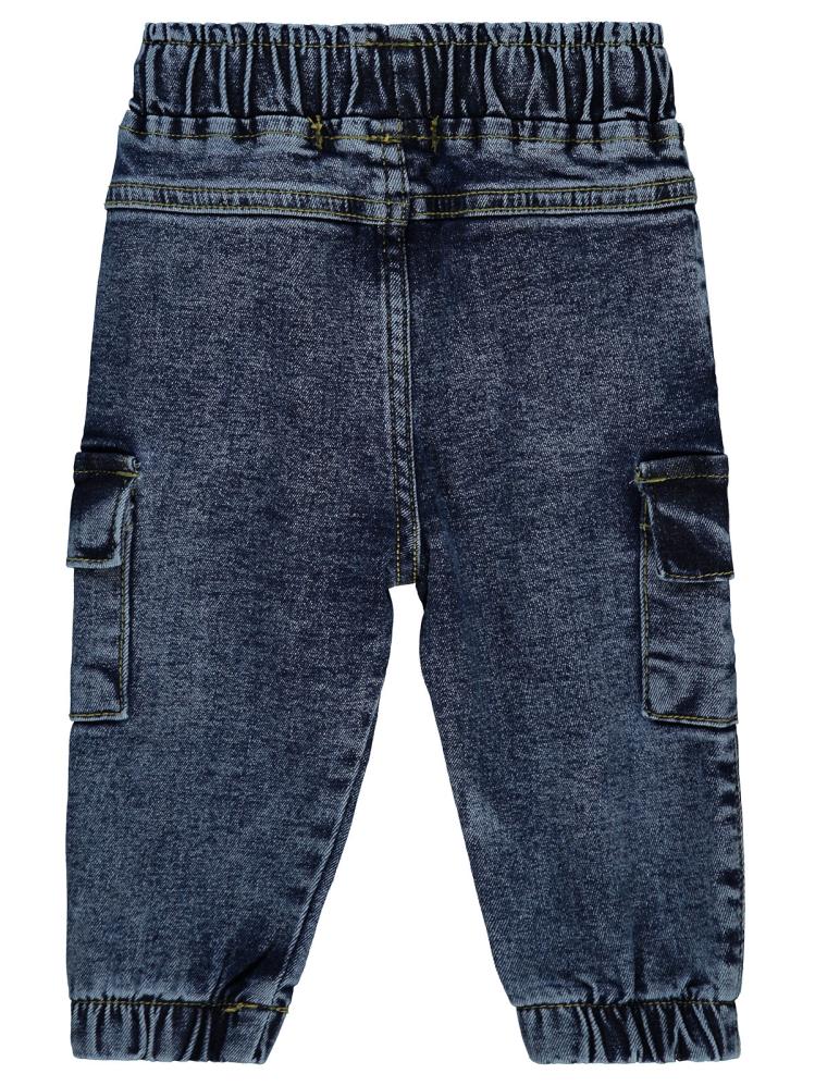Civil Baby Kargo Cepli Kot 6-18 Ay Pantolon - Mavi