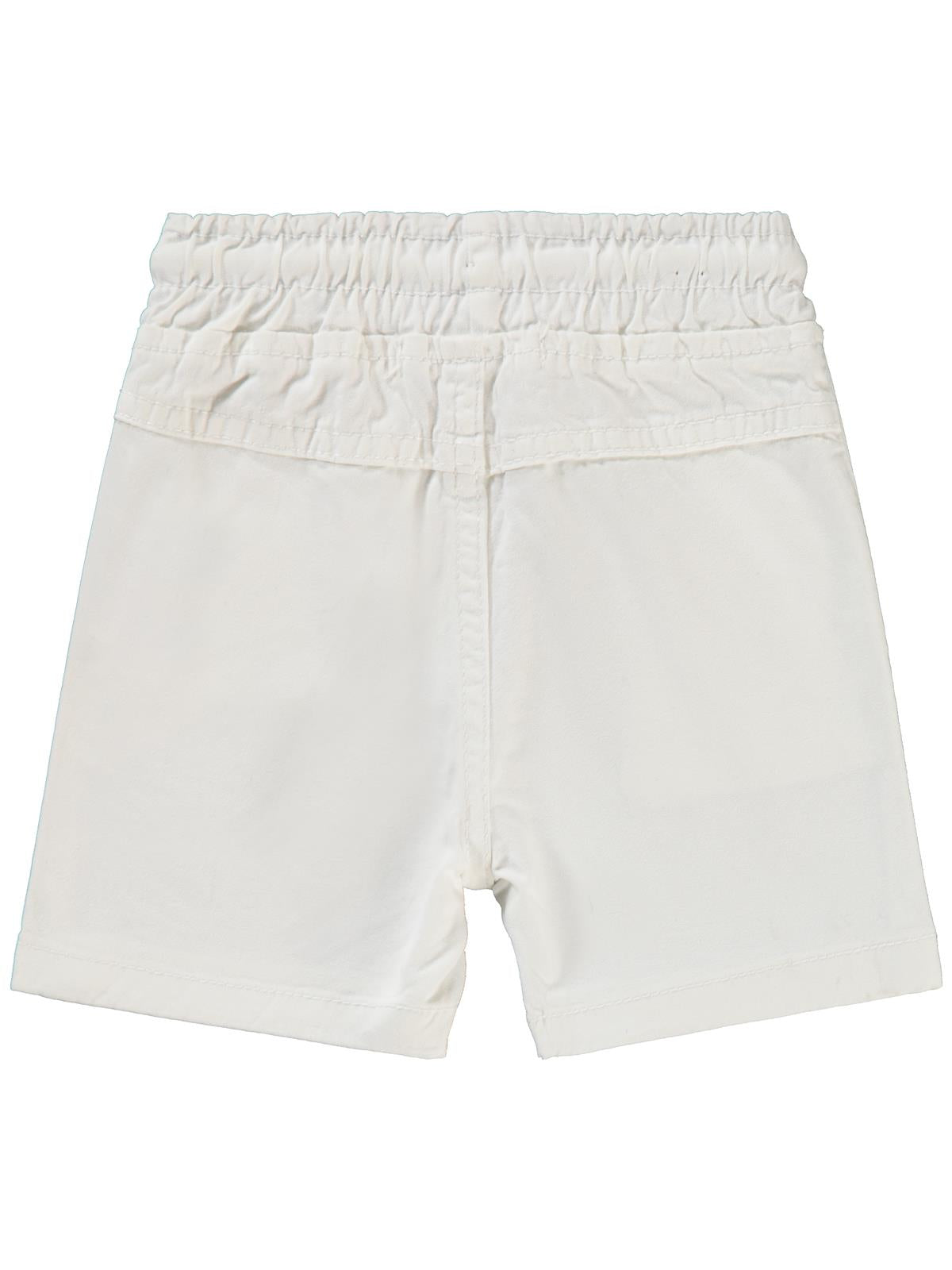 Civil Baby Bel Lastikli Filotolu 6-18 Ay Şort - Beyaz