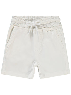 Civil Baby Bel Lastikli Filotolu 6-18 Ay Şort - Beyaz
