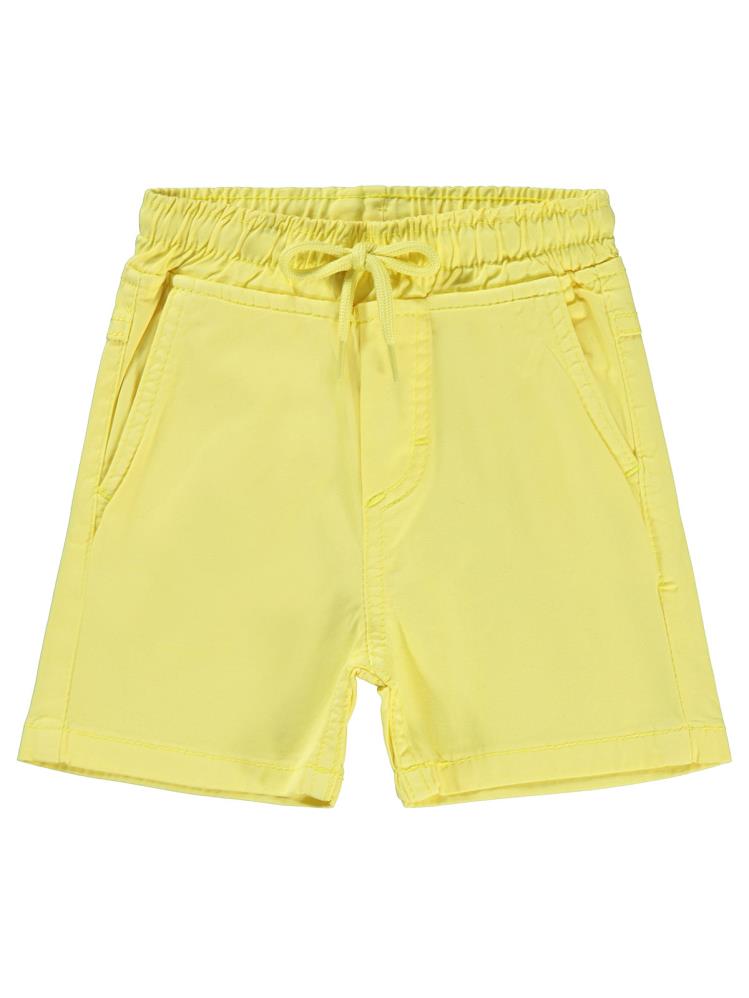 Civil Baby Bel Lastikli Filotolu 6-18 Ay Şort - Sarı
