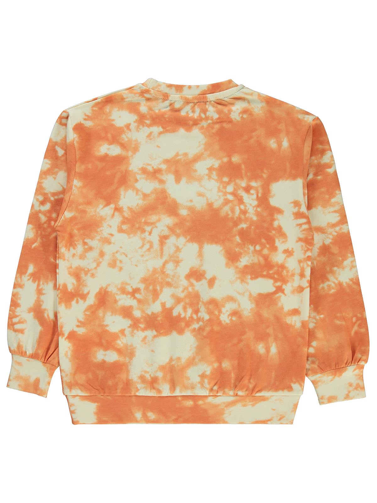 Civil Boys Batik Desenli 6-9 Yaş Sweatshirt - Fil Dişi