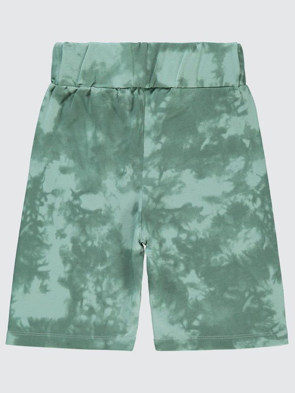 Civil Boys Batik Desenli 6-9 Yaş Şort - Yeşil