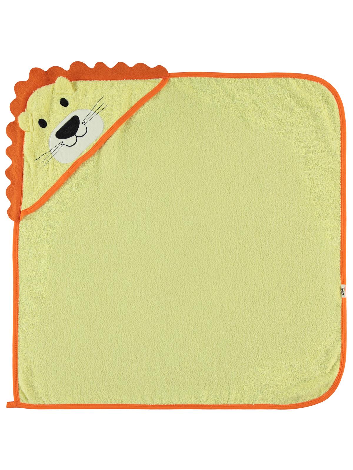 Civil Baby Aslan Nakışlı Havlu - Sarı