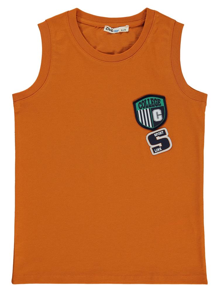 Civil Boys Legend 96 Baskılı 6-9 Yaş Tişört - Turuncu