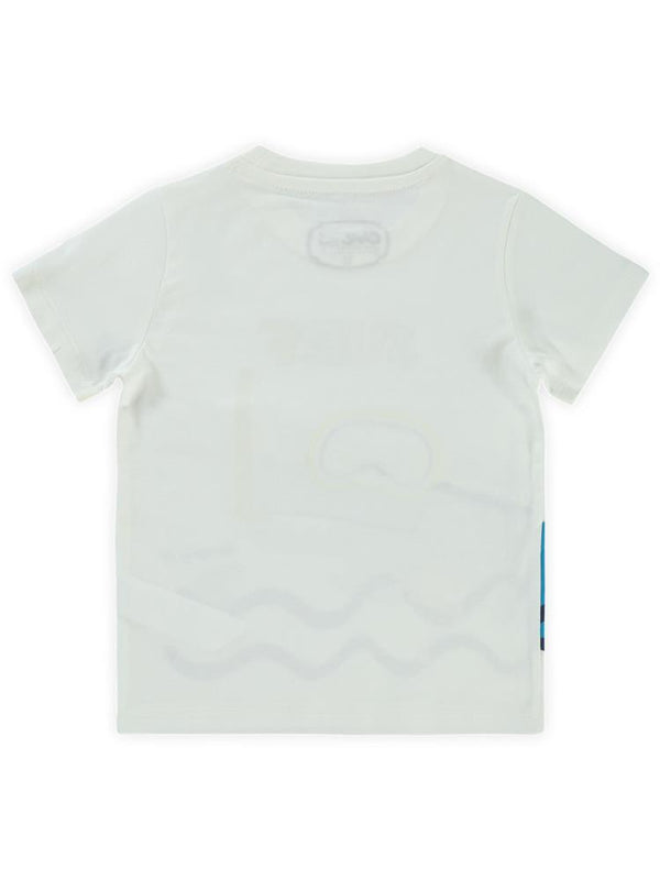 Civil Boys Surf Baskılı 2-5 Yaş Tişört - Ekru