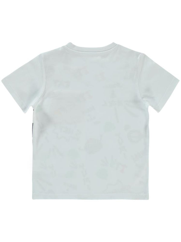 Civil Boys Sushı Baskılı 2-5 Yaş Tişört - Beyaz