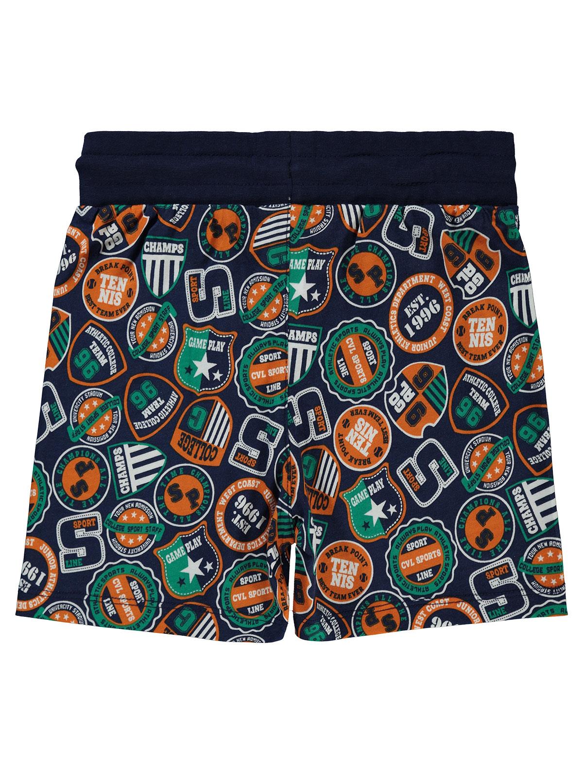 Civil Boys College Sports Empirme 6-9 Yaş Şort - Lacivert