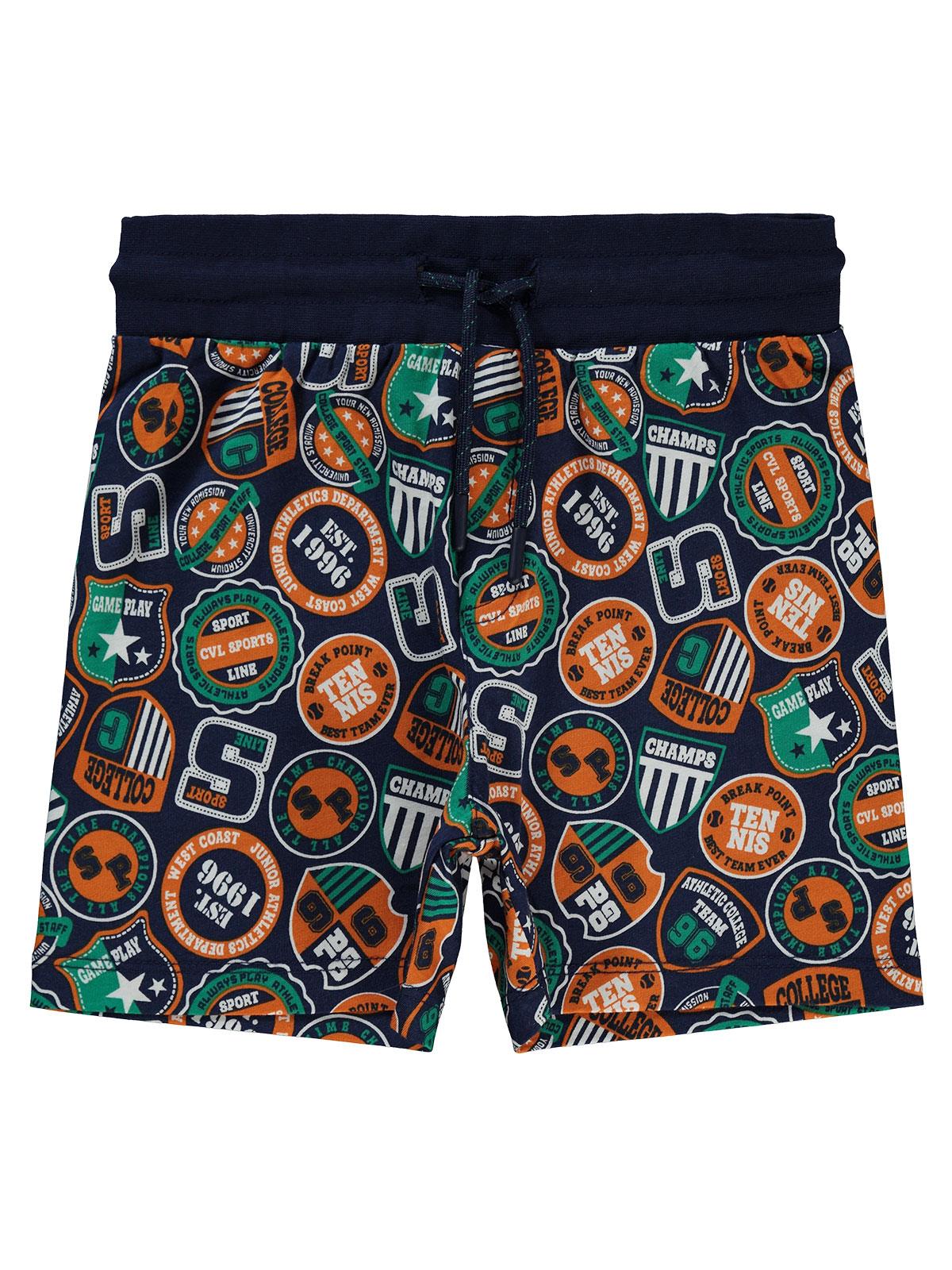 Civil Boys College Sports Empirme 6-9 Yaş Şort - Lacivert