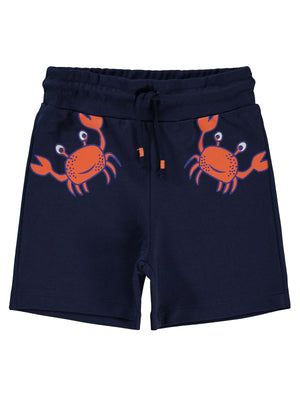 Civil Boys Yengeç Baskılı 2-5 Yaş Kapri - Lacivert