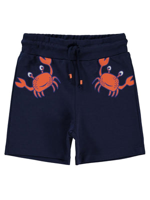 Civil Boys Yengeç Baskılı 2-5 Yaş Kapri - Lacivert