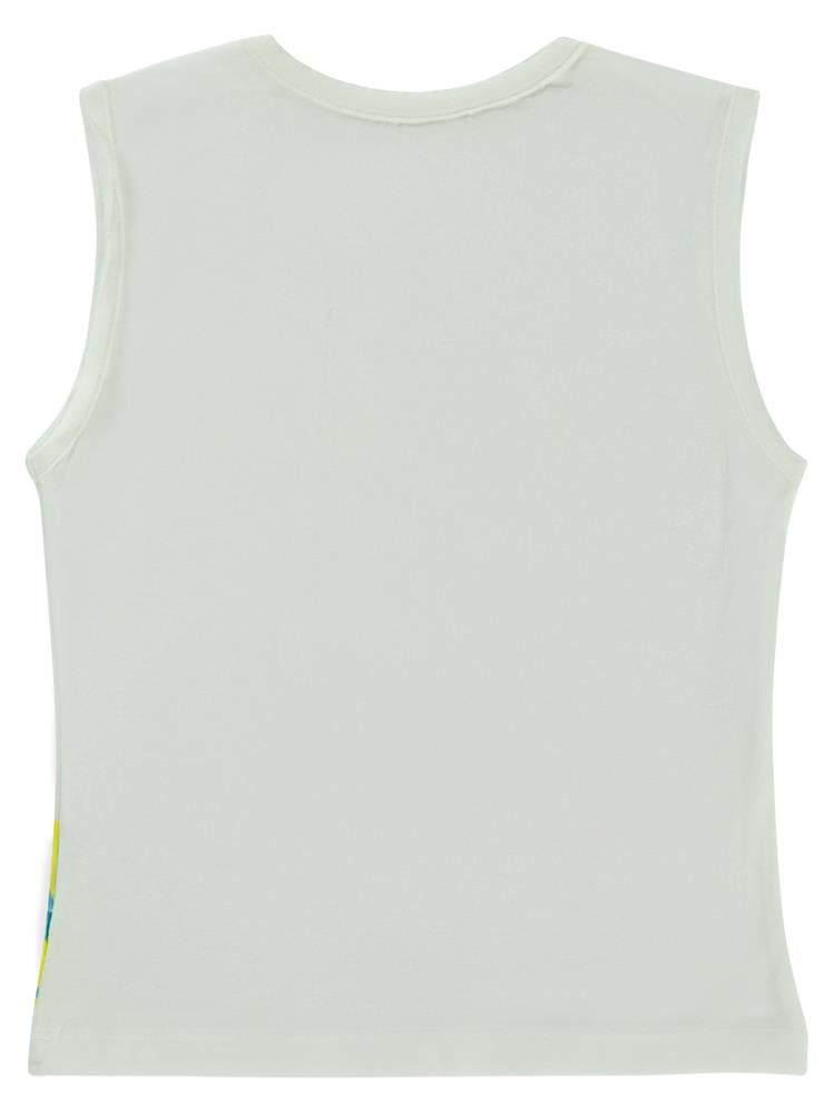 Civil Boys Gözlük Nakış Penguen Baskılı 2-5 Yaş Tişört - Ekru