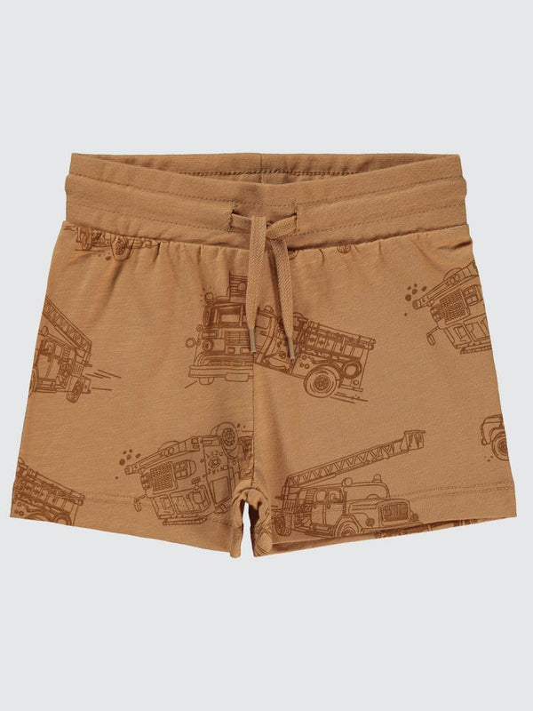 Civil Boys İtfaiye Empirme  2-5 Yaş Şort - Turuncu