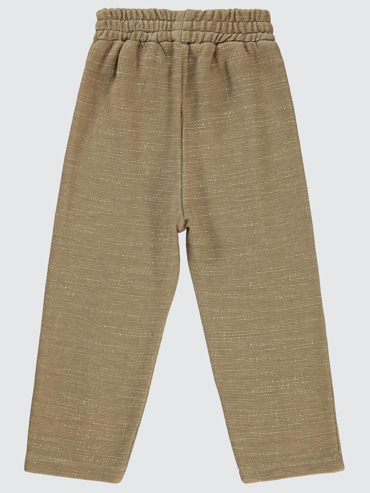 Civil Boys Süs Düğmeli 2-5 Yaş Eşofman Altı - Bej