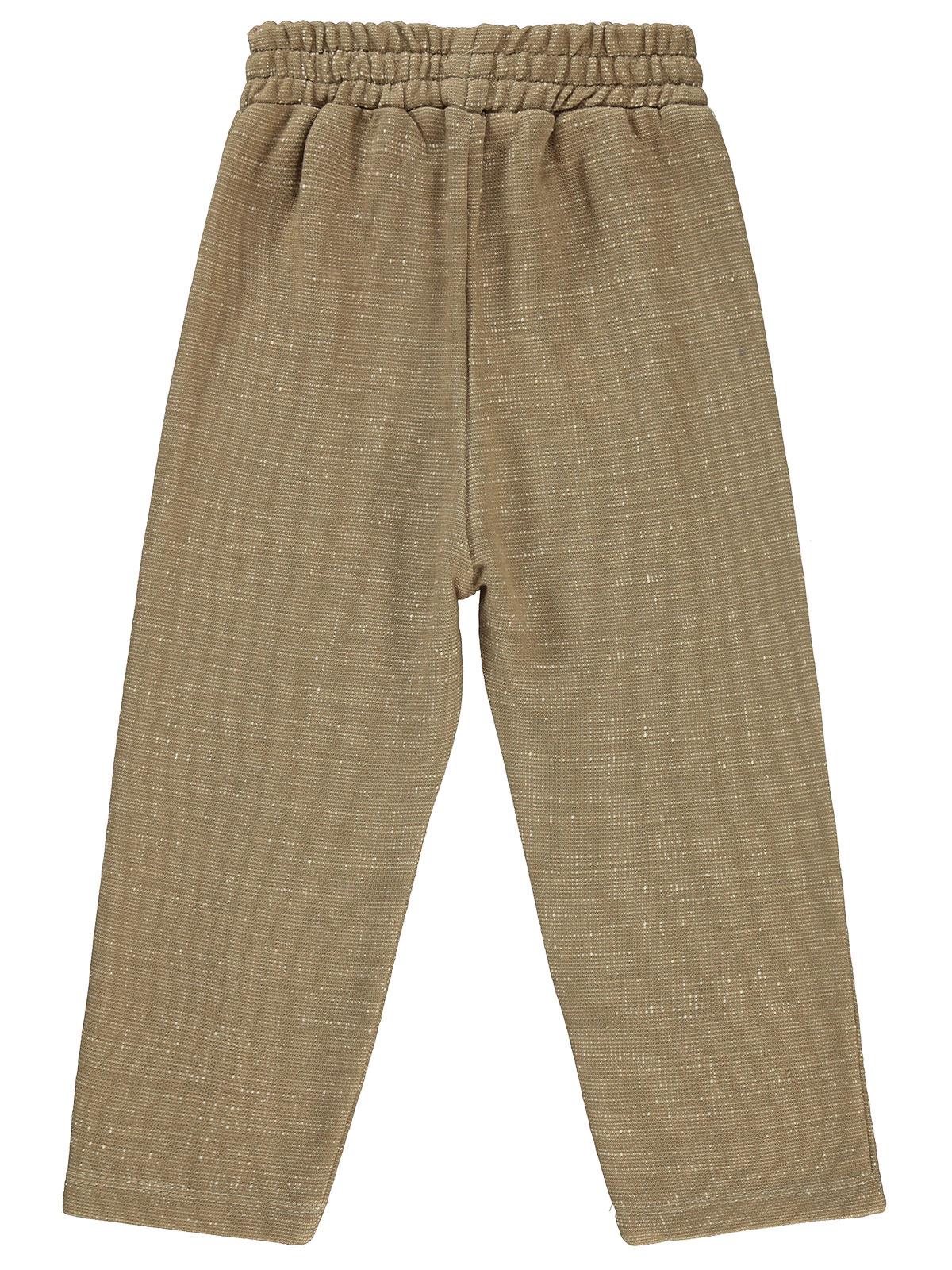 Civil Boys Süs Düğmeli 2-5 Yaş Eşofman Altı - Bej